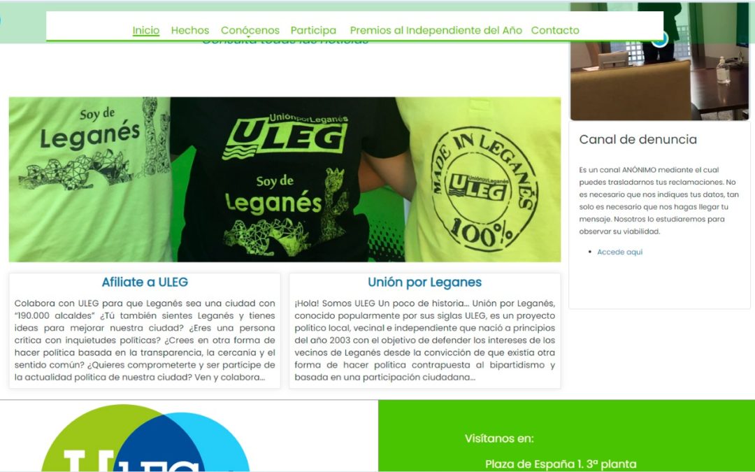 ULEG actualiza y mejora su página web