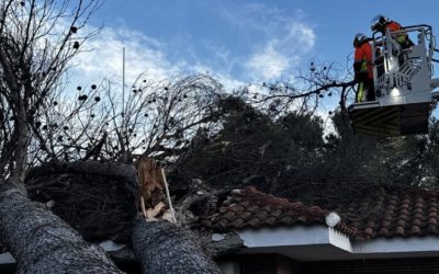 86 intervenciones de los bomberos en Comunidad de Madrid debido a las condiciones climáticas