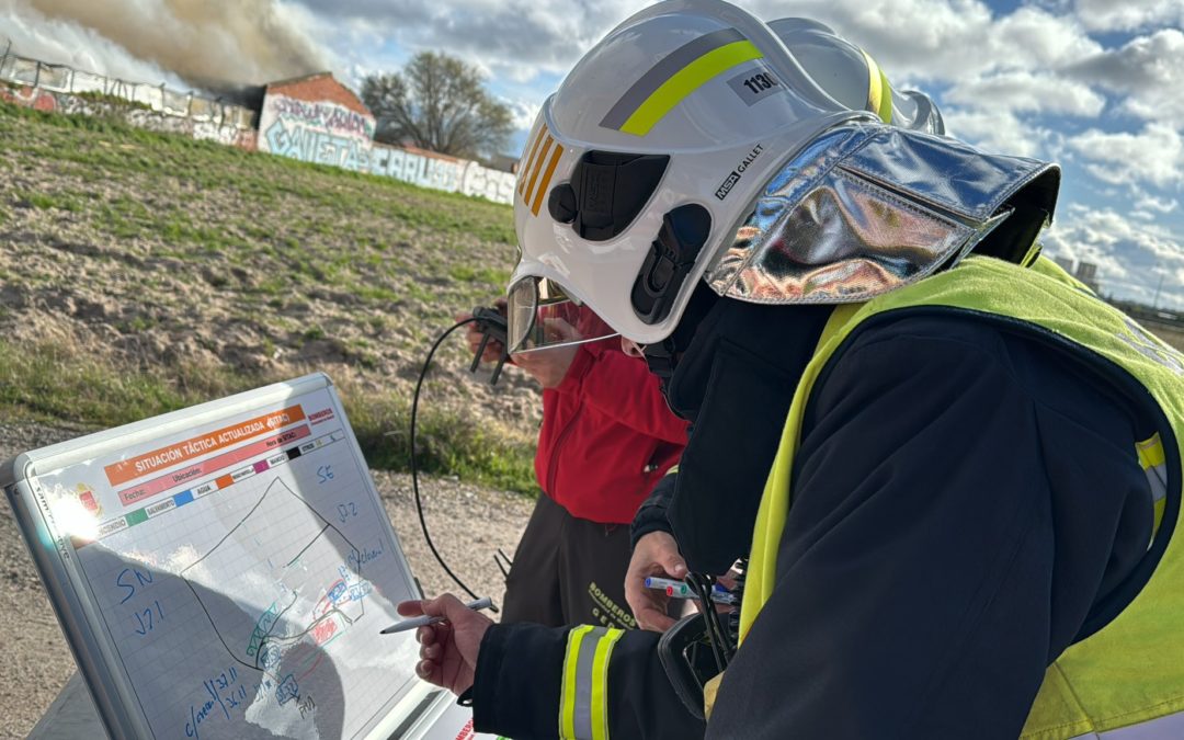 Vecinos de Leganés confinados debido a un incendio cerca de San Nicasio