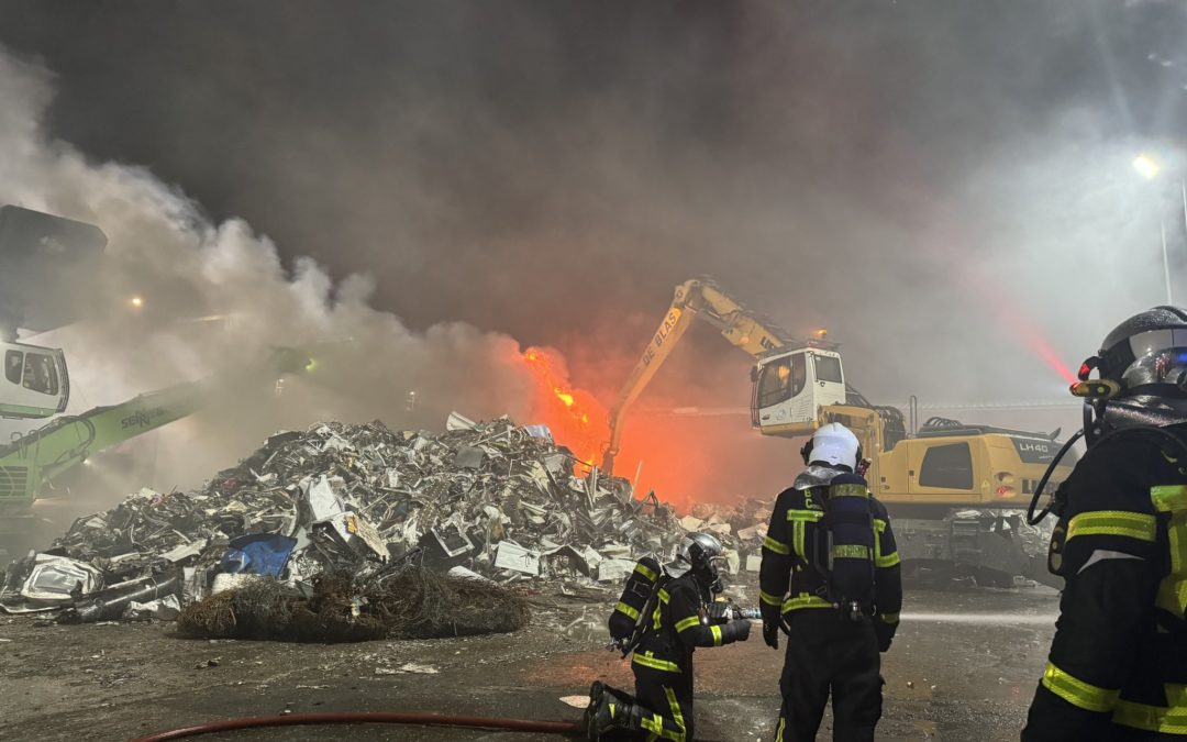 Nuevo incendio en zona industrial de Leganés, segundo en menos de una semana