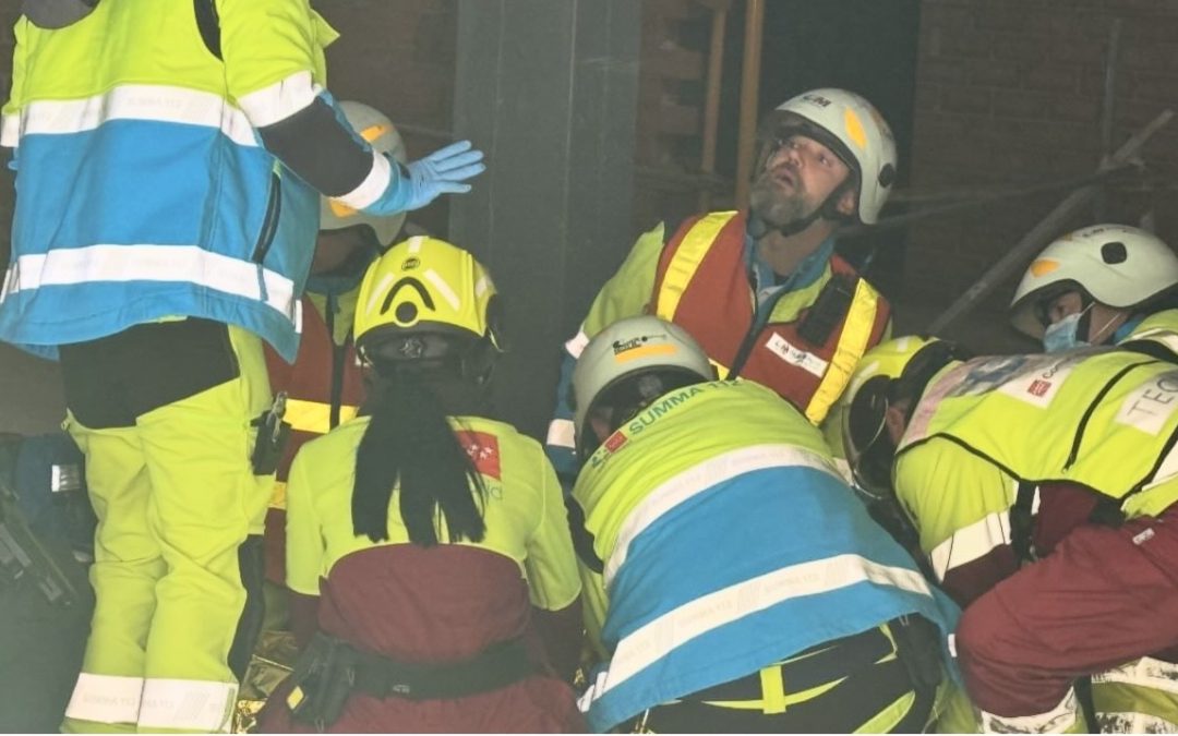 Hombre de 64 años gravemente herido tras caer en obra en Collado Villalba