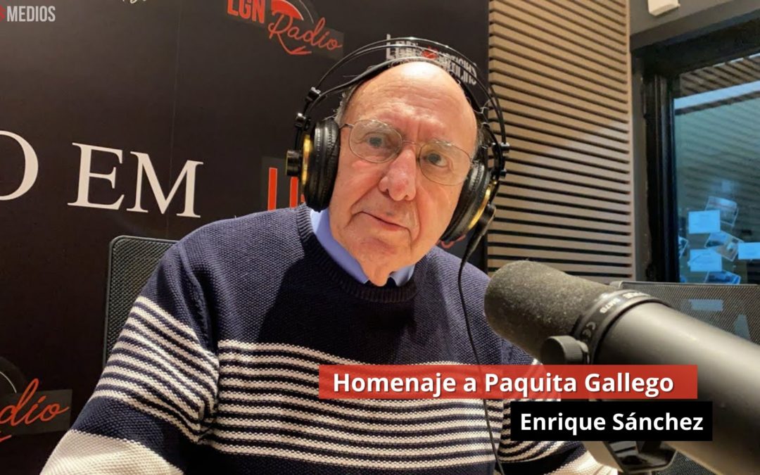 4/03/24 Homenaje a Paquita Gallego. Enrique Sánchez