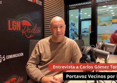 27/03/24 Entrevista a Carlos Gómez Torrijos. Portavoz Vecinos por Rivas