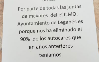 El Ayuntamiento castiga y ningunea a los mayores de Leganés (NP_PSOE)