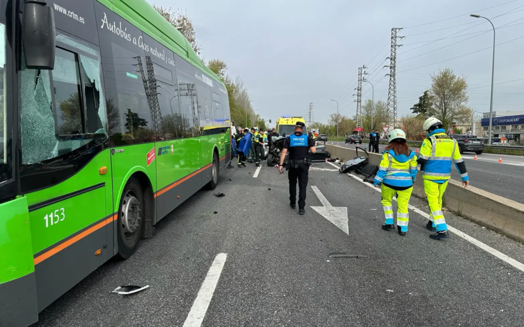 Vecinos de Leganés exigen medidas urgentes tras el accidente mortal en la M-406