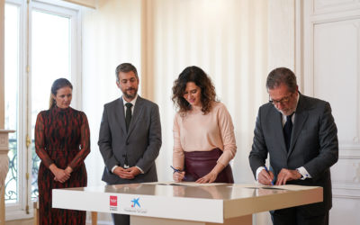 La Comunidad de Madrid y la Fundación ‘la Caixa’ firman acuerdo de inversión por 70 millones