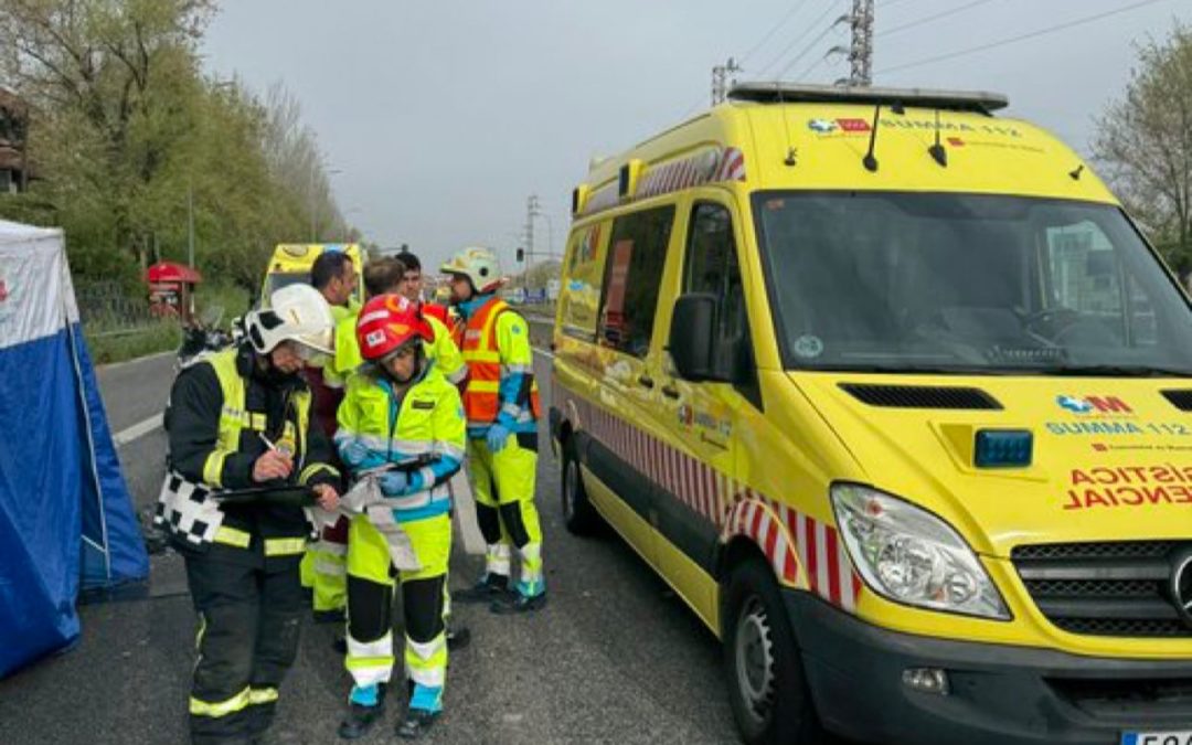 Tres jóvenes fallecen y dos resultan gravemente heridos en un trágico accidente en Leganés