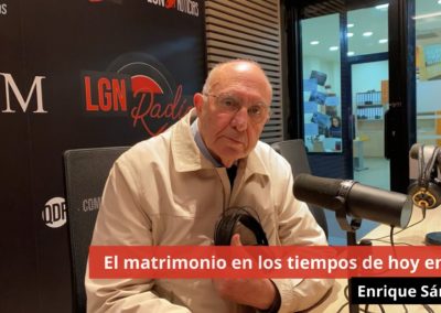 08/04/24 El matrimonio en los tiempos de hoy en día. Enrique Sánchez