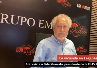 11/04/24 La vivienda en Leganés. Entrevista a Fidel Gonzalo, presidente de la FLAV Leganés.