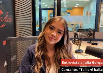 18/04/24 Entrevista a Julia Gonçalves. Cantante “Te lloré bailando”