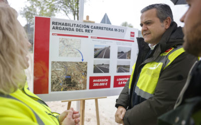 La Comunidad de Madrid revitaliza la seguridad vial en Arganda del Rey con la rehabilitación de la carretera M-313