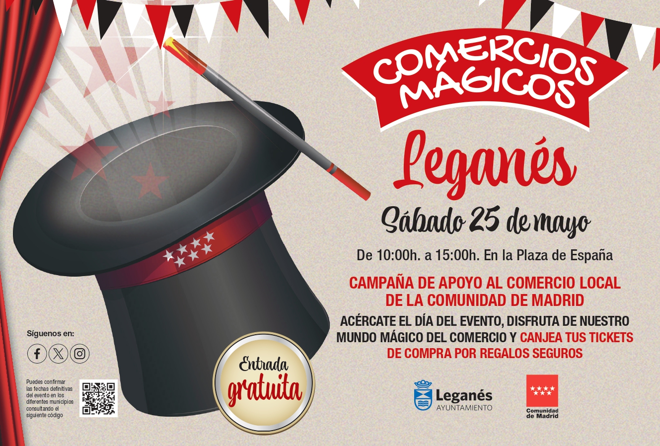 Ayuntamiento de Leganés-Leganés se prepara para la magia del comercio local: Campaña 'Comercios Mágicos 2024'