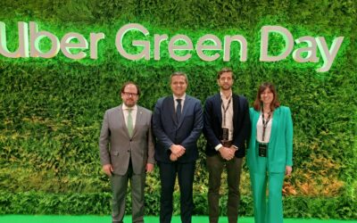 El consejero de la Comunidad de Madrid promueve la movilidad sostenible en el Uber Green Day