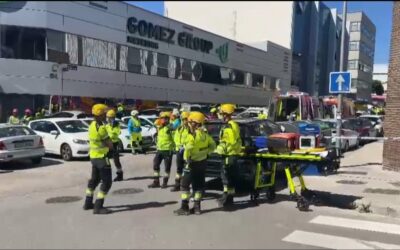 Tragedia en obras de rehabilitación en Madrid: Dos trabajadores sepultados bajo bloques de hormigón