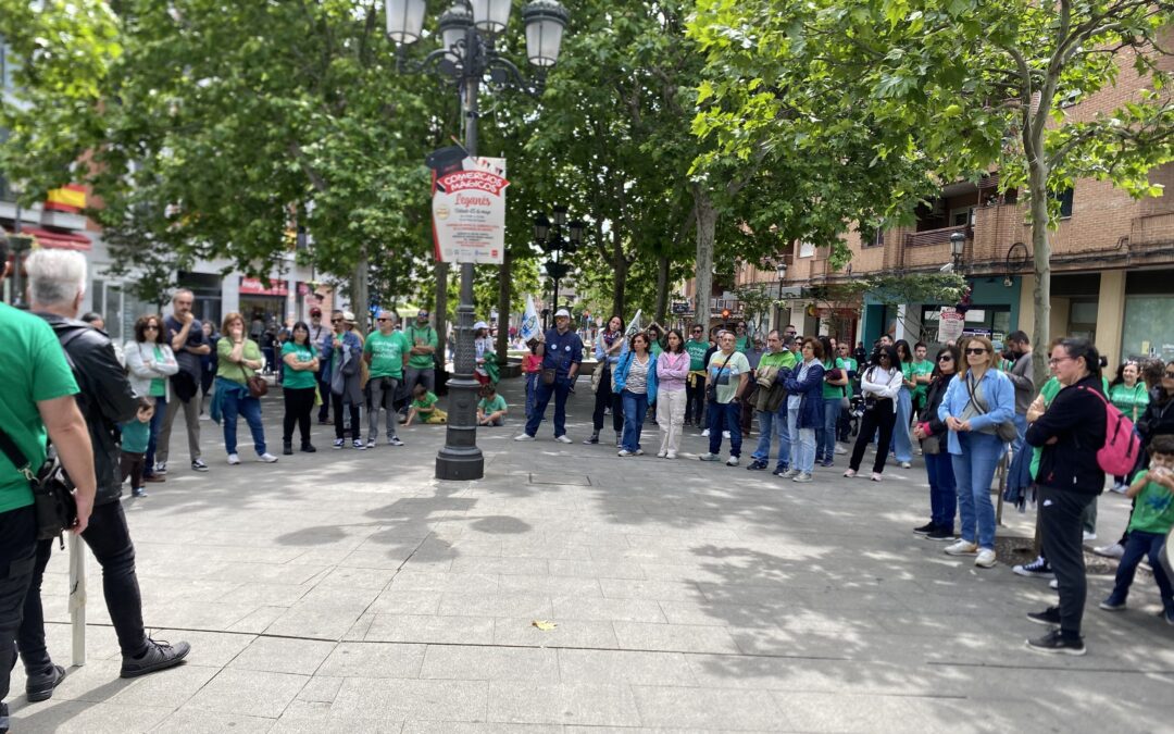 Manifestación de profesores madrileños por una educación pública de calidad