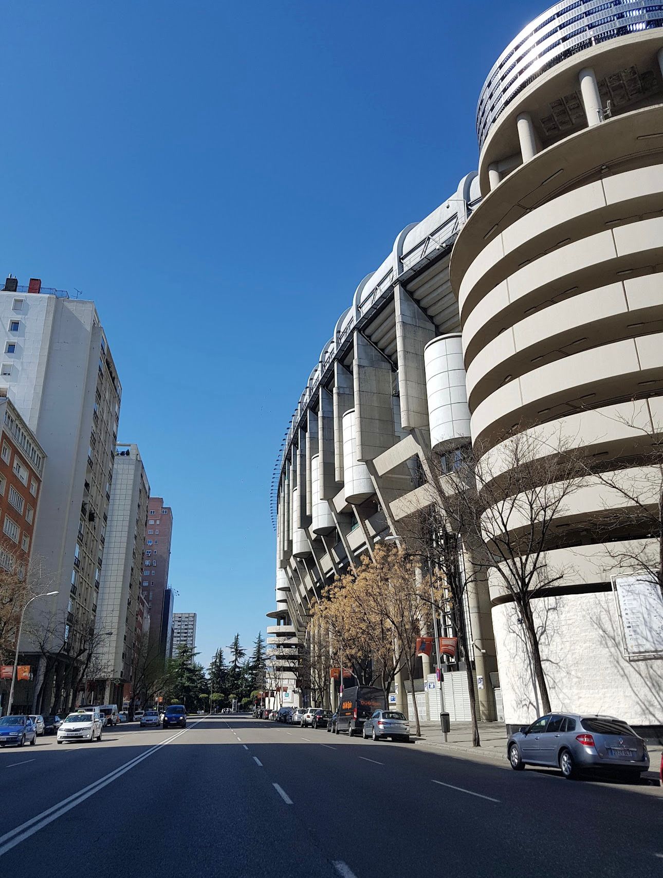 Google Maps.- Anulado el contrato de aparcamientos junto al Santiago Bernabéu