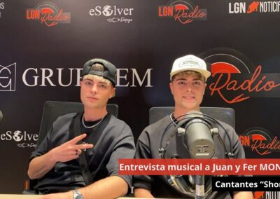 08/05/24 Entrevista musical a Juan y Fer MONZO. Cantantes “Shorty”