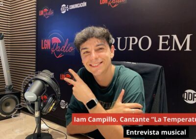 23/05/24 Entrevista a Iam Campillo. Cantante “La Temperatura”