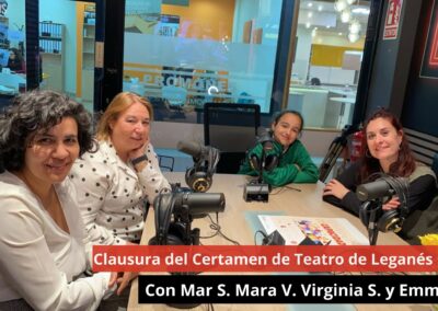 17/05/24 Certamen de Teatro de Leganés.  Con Mar S. Mara V. Virginia S. y Emma M.