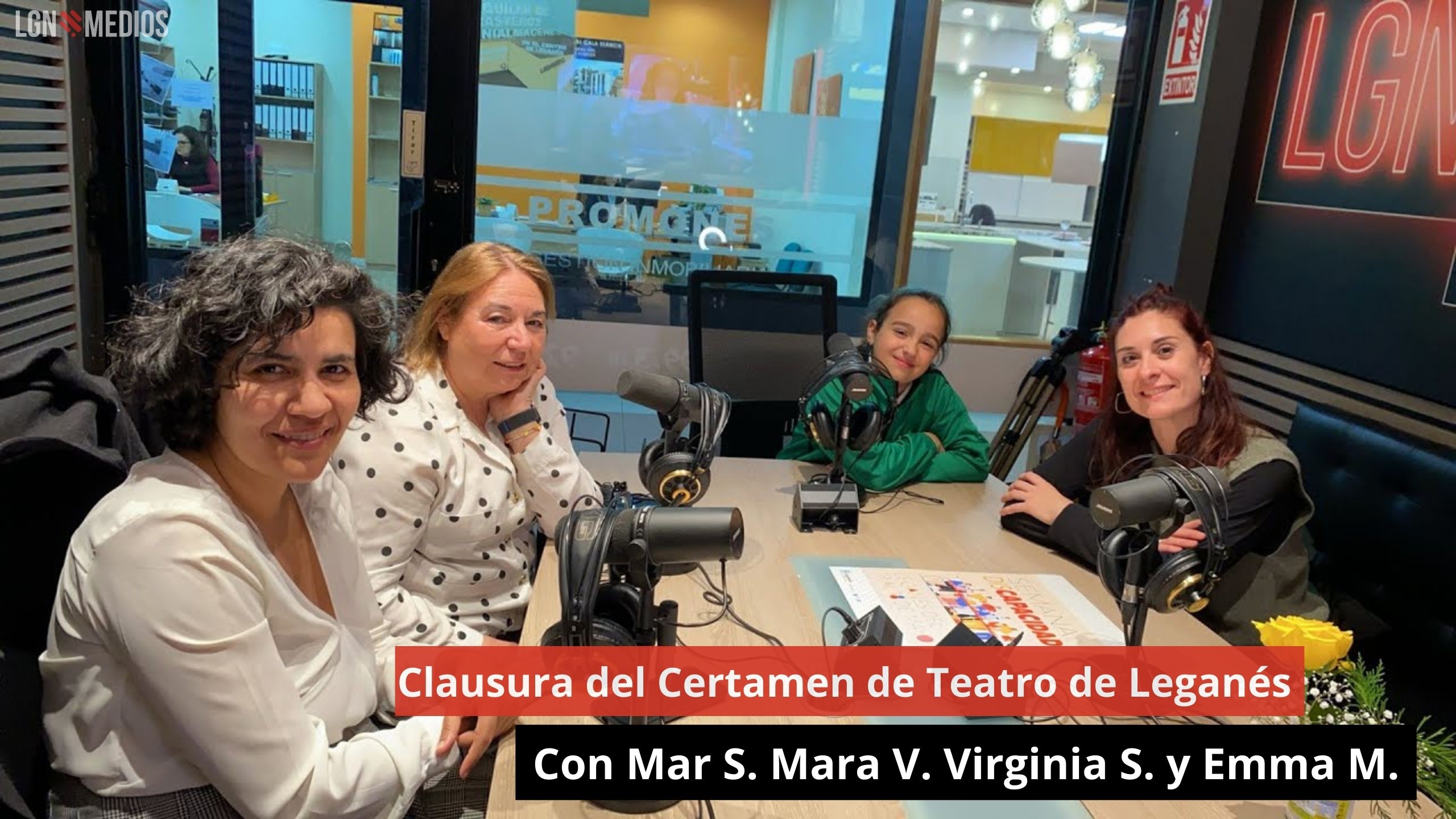 17/05/24 del Certamen de Teatro de Leganés. Con Mar S. Mara V. Virginia S. y Emma M.