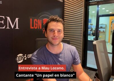 30/05/24 Entrevista a Mau Lozano. Cantante “Un papel en blanco”