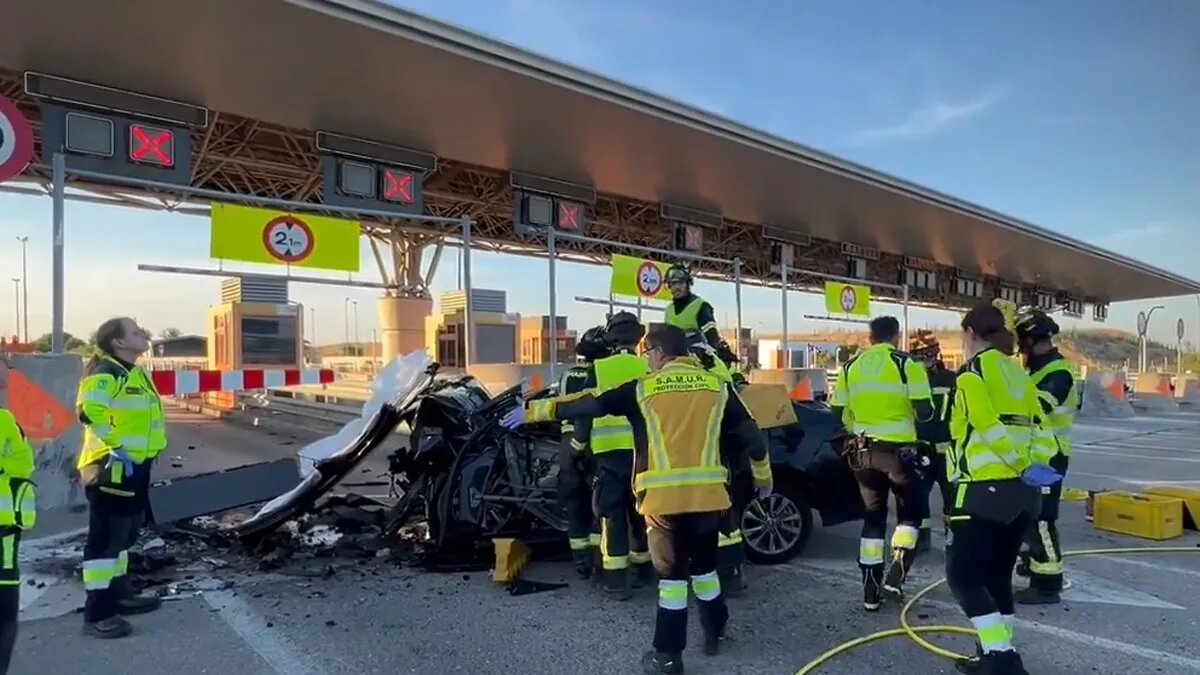 AYUNTAMIENTO DE MADRID.- Trágico accidente en la R-3: Conductor de VTC fallece en una colisión