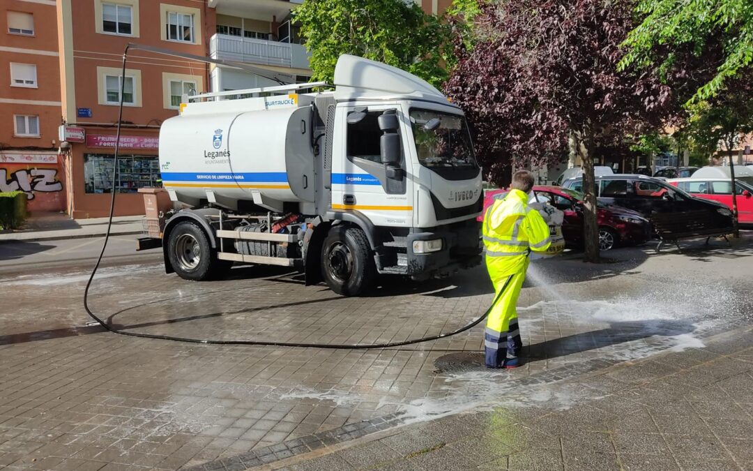 La Junta de Gobierno de Leganés aprueba un aumento del 30% en el presupuesto para servicios de limpieza y recogida de residuos