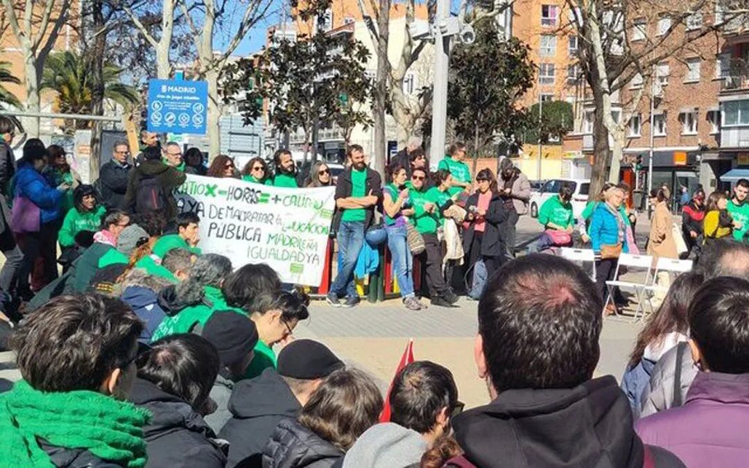 Los profesores de la Comunidad de Madrid vuelven a convocar huelga para esta semana