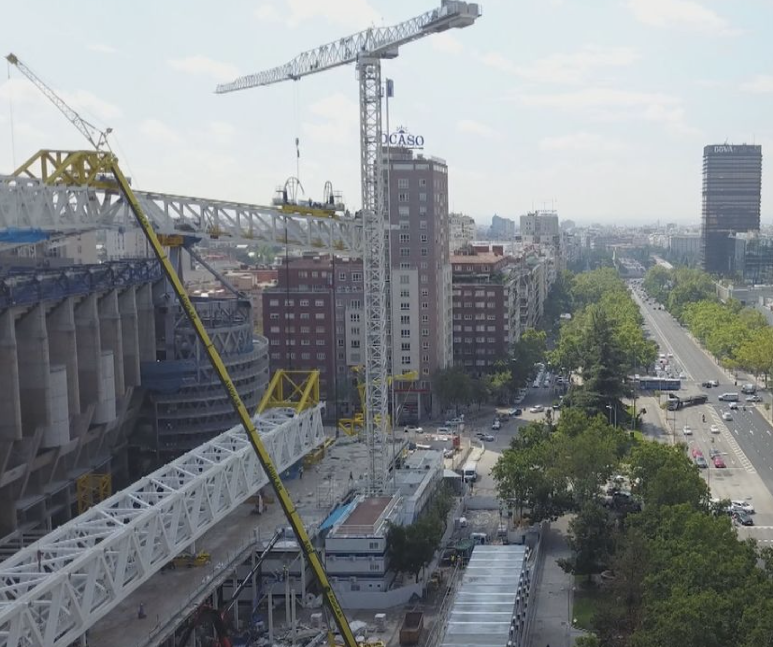 Google Maps.- El Ayuntamiento de Madrid activa un dispositivo especial de movilidad por obras en el Paseo de la Castellana
