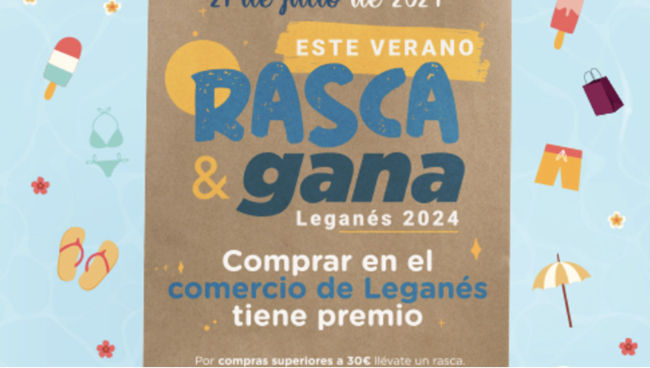 El Ayuntamiento de Leganés lanza la campaña "Rasca y Gana Leganés 2024" para apoyar el comercio local