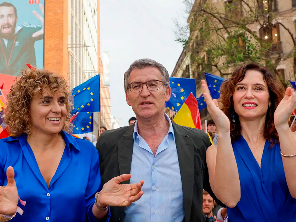 El Partido Popular arrasa en Madrid y tiñe de azul 16 distritos en las elecciones europeas