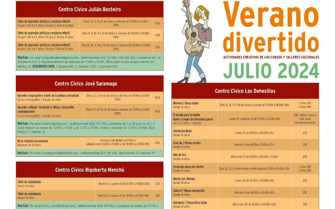 Leganés se llena de cultura y diversión este verano