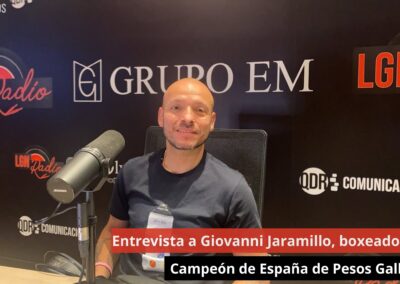 17/06/24 Entrevista a Giovanni Jaramillo, boxeador. Campeón de España de Pesos Gallo