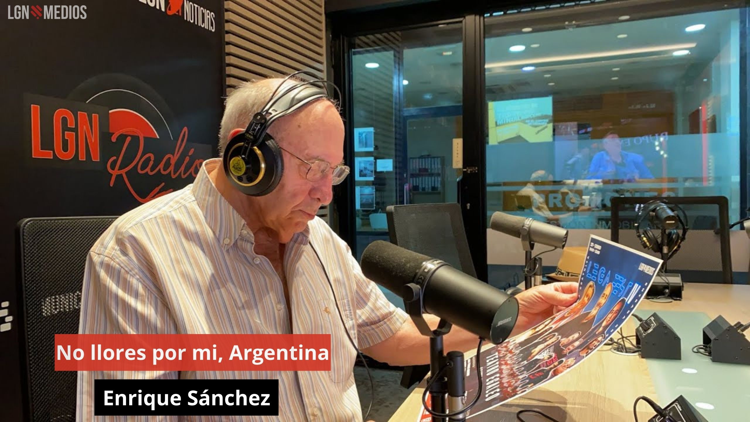 No llores por mí, Argentina. Enrique Sánchez