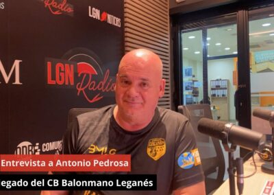 25/06/24 Entrevista a Antonio Pedrosa. Delegado del CB Balonmano Leganés