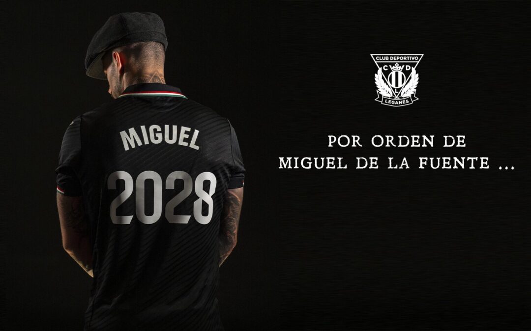 Miguel de la Fuente firma con el CD Leganés hasta 2028 tras el ascenso a Primera División