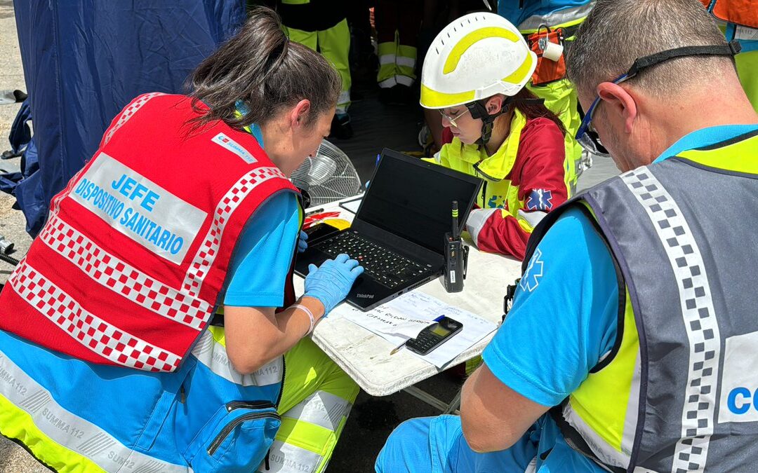 Un incendio en Fuenlabrada dejo a 18 personas afectadas por inhalación de humo