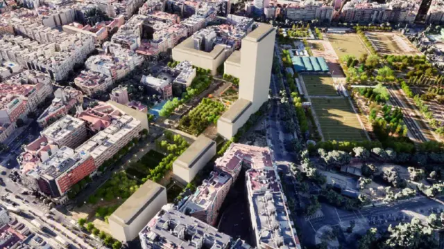 Transformación urbana en Cuatro Caminos con un nuevo proyecto de viviendas y zonas verdes