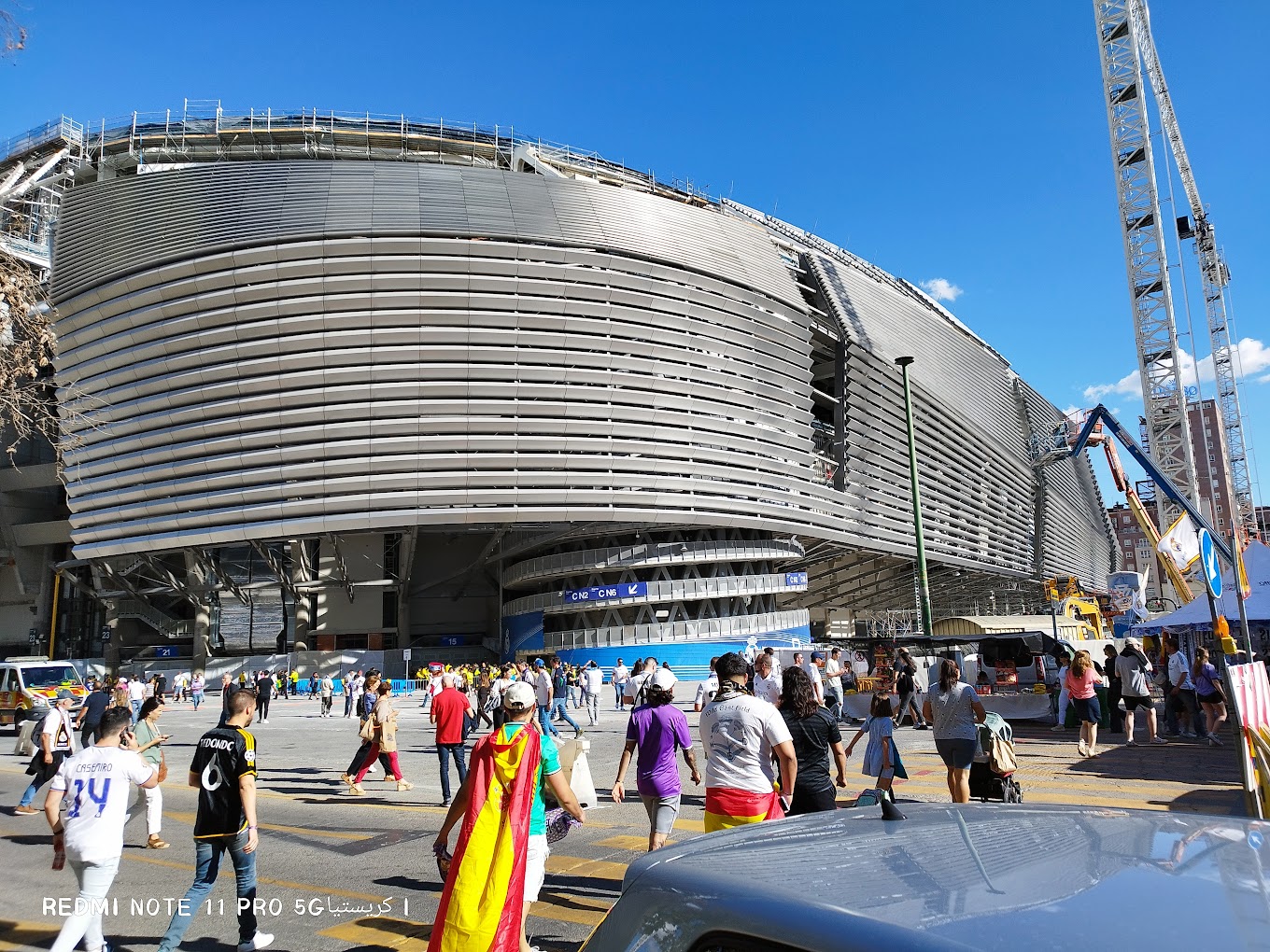 El Santiago Bernabéu refuerza medidas acústicas para los conciertos