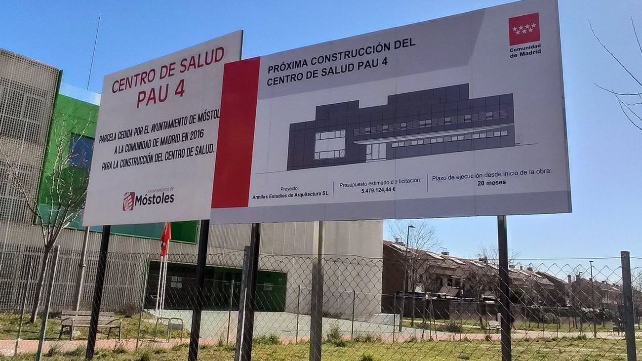 El nuevo centro de salud del PAU-4 de Móstoles arranca su construcción tras años de espera