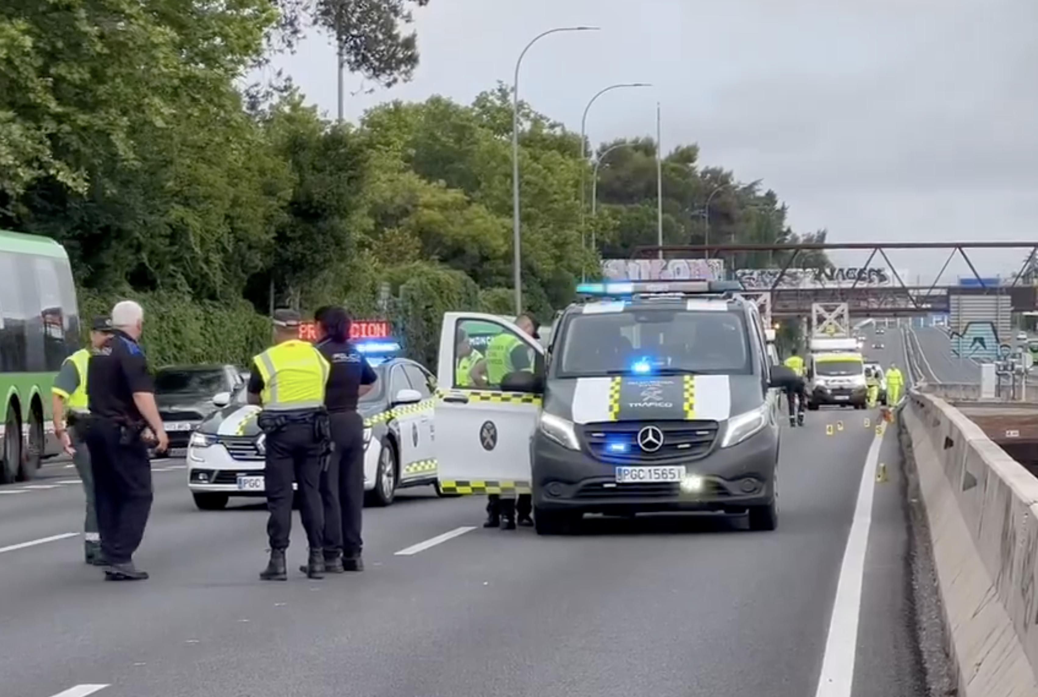 Emergencias Madrid.- Trágico accidente en la A-6: Fallece un motorista de 41 años