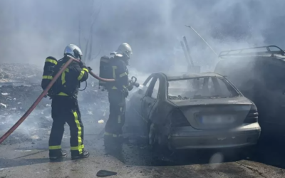 Cuatro personas atendidas tras un incendio en una infravivienda de Leganés