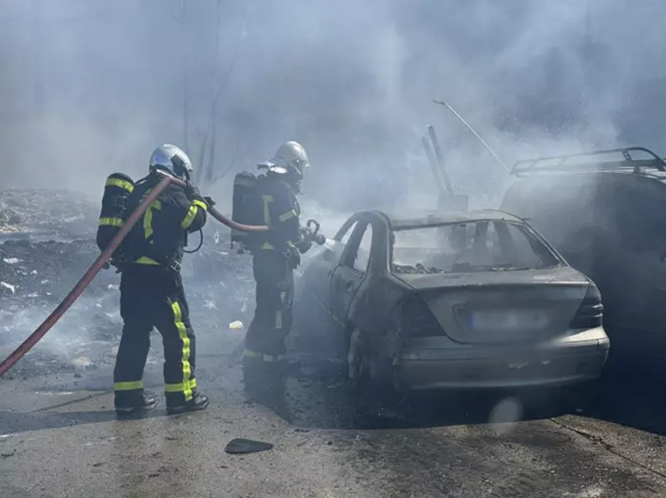 EMERGENCIAS 112 COMUNIDAD DE MADRID-Cuatro personas atendidas tras un incendio en una infravivienda de Leganés