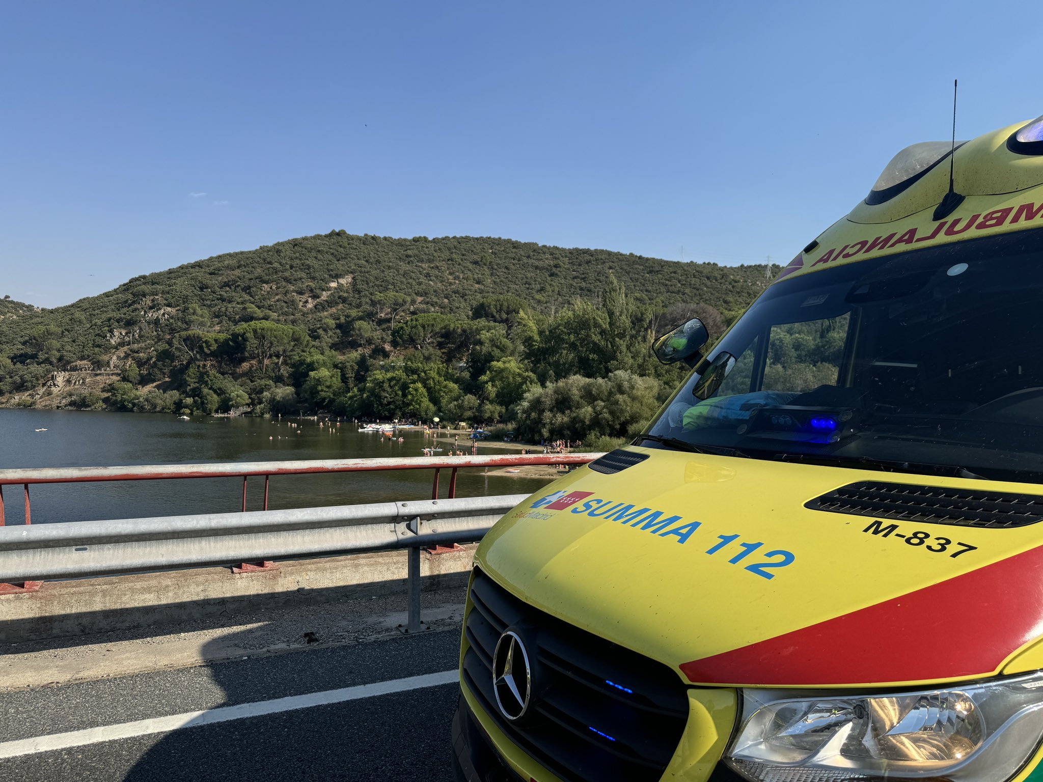 Un niño de 7 años en estado crítico tras ahogarse en el embalse de Picadas