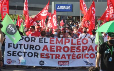 Los trabajadores de Airbus en Getafe se movilizan contra el preacuerdo de convenio