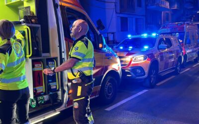 Un trágico accidente en la Avenida Santa Eugenia acaba con un joven de 26 años