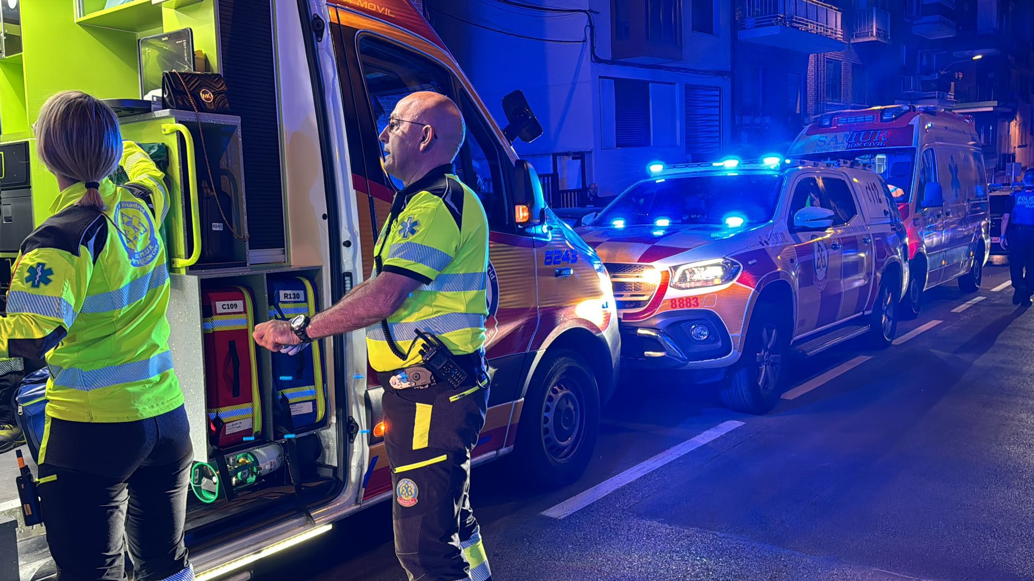 Un trágico accidente en la Avenida Santa Eugenia con el fallecimiento de un joven de 26 años