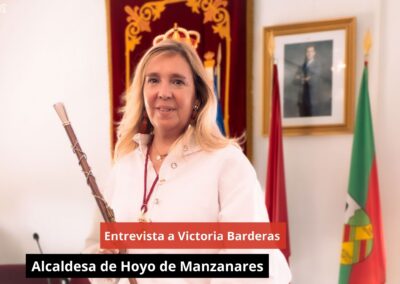 29/07/24 Entrevista a Victoria Barderas. Alcaldesa de Hoyo de Manzanares