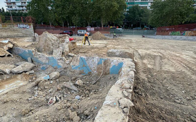 Avanzan las obras de revitalización en el Metro Parque de Lisboa, Alcorcón