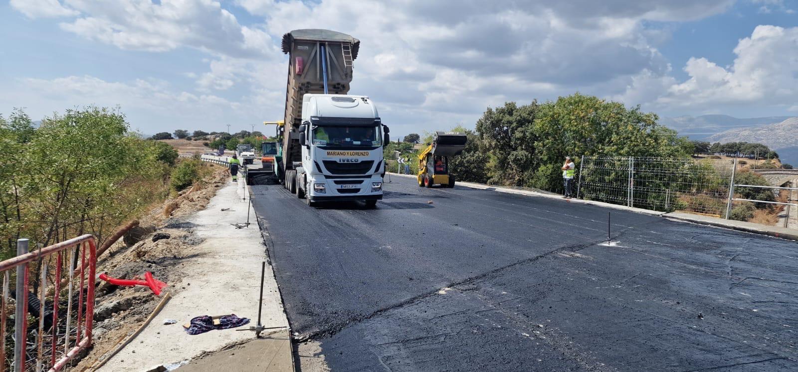 Reabierto al tráfico el tramo de la M-607 en Colmenar Viejo tras la renovación del puente